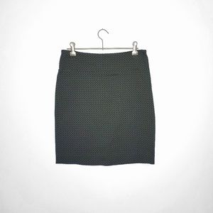 Dark green pencil skirt